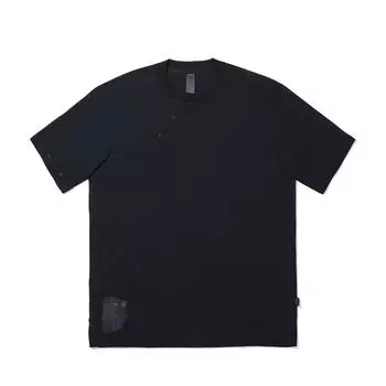 Коллаборация Li Ning X Джеки Чан Серия Кунг-фу Однотонная Футболка с круглым вырезом Удобная Дышащая Универсальная Футболка с коротким рукавом Мужские Топы AHSV097-3 S