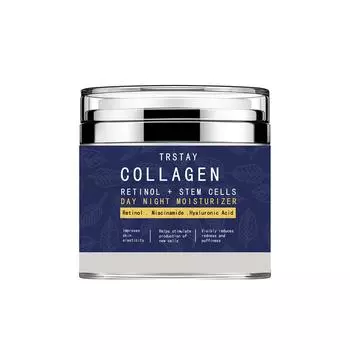 КОЛЛАГЕН РЕТИНОЛ + СТВОЛОВЫЕ КЛЕТКИДНЕВНОЙ НОЧНОЙ УВЛАЖНЯЮЩИЙ КРЕМ Ретинол. Ниацинамид. Гиалуроновая кислота улучшает эластичность кожи. 5g