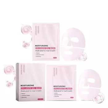 Коллагеновая маска Никотинамид Глубоко увлажняющая маска, ночная увлажняющая маска, фиксирует влагу и увлажняет кожу 1 мл One Size