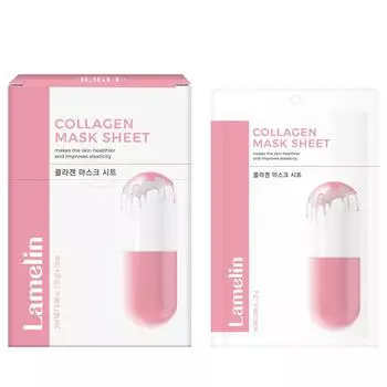 Коллагеновая маска Ramelin, 10 упаковок, 1 шт.