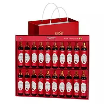 Коллагеновый ампульный крем Cheonjemyeong Pomegranate 20 мл x 20 бутылок + сумка для покупок, корейская здоровая пища