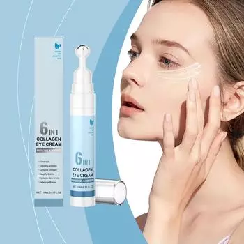 Коллагеновый крем для глаз Защищает нежную кожу вокруг глаз Коллагеновый увлажняющий крем для глаз 15 мл One Size