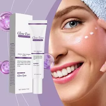 Коллагеновый крем для кожи вокруг глаз Укрепляющий, увлажняющий и гидратирующий кожу вокруг глаз Мягкий уход Питательный и осветляющий крем для кожи вокруг глаз