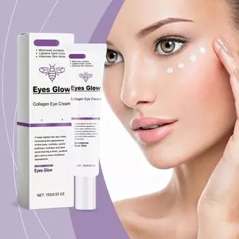 Коллагеновый крем для кожи вокруг глаз Укрепляющий, увлажняющий, смягчающий и эластичный крем для кожи вокруг глаз Увлажняющий, смягчающий и массирующий крем для кожи вокруг глаз