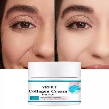 Коллагеновый крем для лица, увлажняющий питательный крем, уменьшает морщины, осветляет кожу, крем для лица, уход за кожей лица 5g