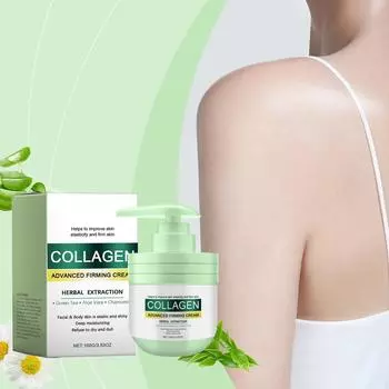 Коллагеновый крем для тела Нежный увлажняющий укрепляющий кожу осветляющий сухой увлажняющий крем для тела One Size