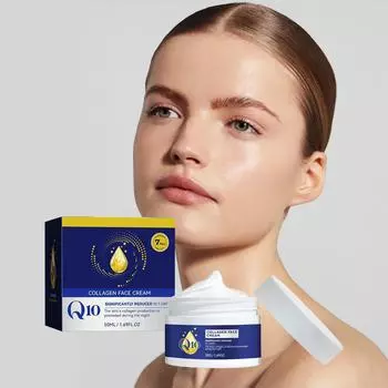 Коллагеновый крем увлажняет кожу, стимулирует выработку коллагена, питает и подтягивает кожу.50 г синий