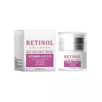 Коллагеновый крем Увлажняющий и увлажняющий уход за лицом Разглаживает мелкие морщины Осветляет кожу и увлажняет ее One Size