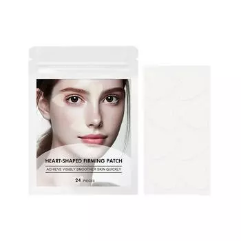 Коллагеновый пластырь для лба, щек и кожи лица для увлажнения и ухода за эластичностью кожи, 24 шт. One Size белый