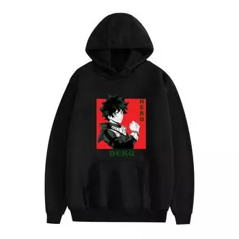 Колледж Принт Модный мужской и женский свитер с капюшоном и карманом XS