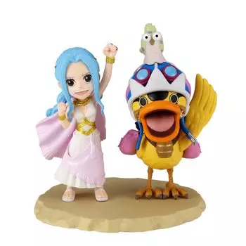 Коллекционная фигурка Banpresto One Piece Log Story Nefertarivi Bandai Spirits World и Кару,