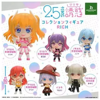 Коллекционная фигурка Dimensional Temptation RICH x All 6 Types Set Full Comp Gacha Gacha Capsule Toy 2.5