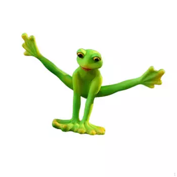 Коллекционная фигурка лягушки для занятий йогой в подарок для декора гостиной и офиса Style A