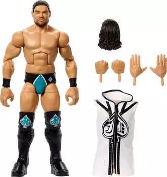Коллекционная фигурка Mattel WWE Elite JD 25 очков реалистичного вида со сменными руками и аксессуарами, 6-дюймовый Макдонах, артикуляция,
