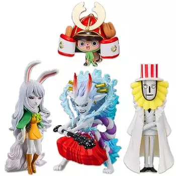 Коллекционная фигурка One Piece World Wano Country Onigashima Edition 7 Набор из 4 штук