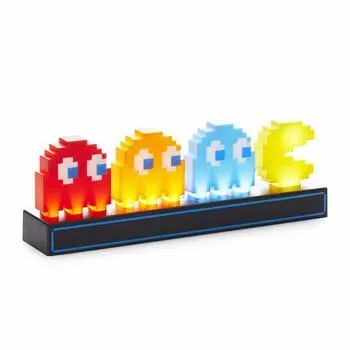 Коллекционная фигурка Paladone Pacman и Ghostlight Pacman, лампа из металла