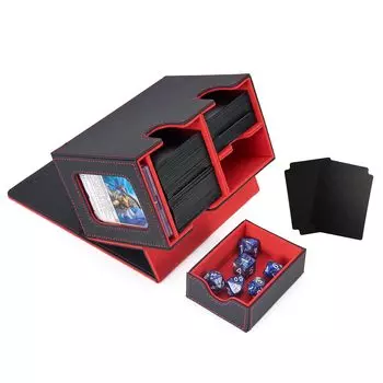 Коллекционная карта Venssu Deck Card Display Dice вмещает 200 игральных костей, включает в себя 2 разделителя и 1 магнитный, совместимый с Pokemon Duema, различные футляры для карточных игр