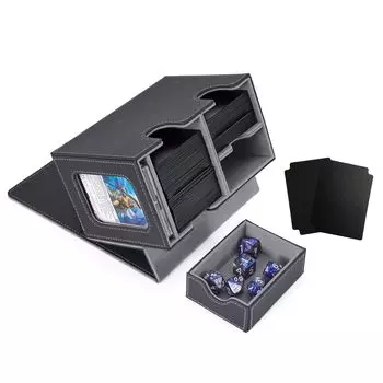 Коллекционная карта Venssu Deck Card Display Dice вмещает 200 игральных костей, включает в себя 2 разделителя и 1 магнитный, совместимый с Pokemon Duema, различные футляры для карточных игр