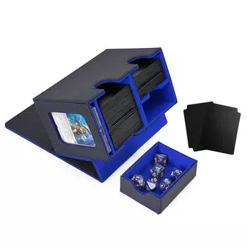 Коллекционная карта Venssu Deck Card Display Dice вмещает 200 игральных костей, включает в себя 2 разделителя и 1 магнитный, совместимый с Pokemon Duema, различные футляры для карточных игр