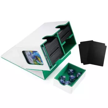 Коллекционная карта Venssu Deck Card Display вмещает 200 игральных костей, включает в себя 2 разделителя и 1 магнитный, совместимый с Duema, различные чехлы для карточных игр, чехол, чехол,
