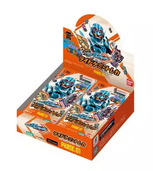 Коллекционная карточка BANDAI Kamen Rider Gatchard Ride Chemie 20 упаковок PHASE01 (BOX)