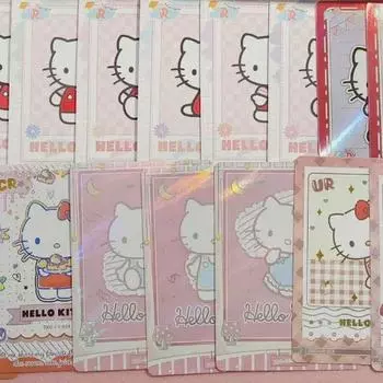 Коллекционная карточка персонажа Sanrio Photo Card Hello Kitty Card Set #1