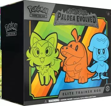Коллекционная карточная игра Pokemon Scarlet & Violet Paldea Evolved Elite Trainer Box