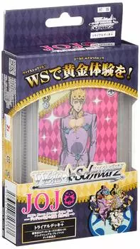 Коллекционная карточная игра Weiss Schwarz Trial Deck Bizarre Adventure Golden Wind + (плюс) ДжоДжо