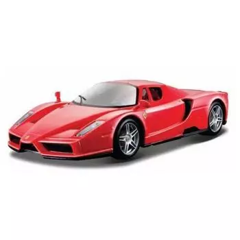 Коллекционная модель автомобиля Brago 1/24 Ferrari, корейская игрушка Encho Ferrari красного цвета