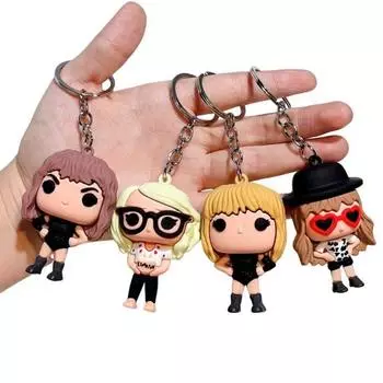 Коллекционная статуэтка музыкальная звезда смоляная фигурка брелок популярный певец брелок-подвеска скульптура школа