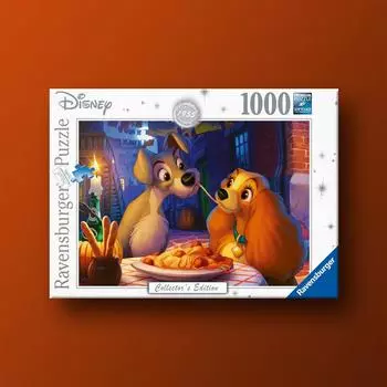 Коллекционное издание Disney: Пазл «Леди и Бродяга» из 1000 деталей Ravensburger, популярная корейская настольная игра