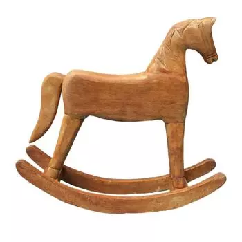 Коллекционное украшение-качалка для интерьера для резьбы по дереву, детская художественная статуэтка