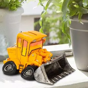 Коллекционные фигурки строительной техники из смолы, украшение для дома, скульптура фронтального погрузчика, украшение для стола в помещении, лучший подарок