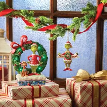 Коллекционные рождественские фигурки и статуэтки из каменной смолы ручной работы для украшения дома One Size