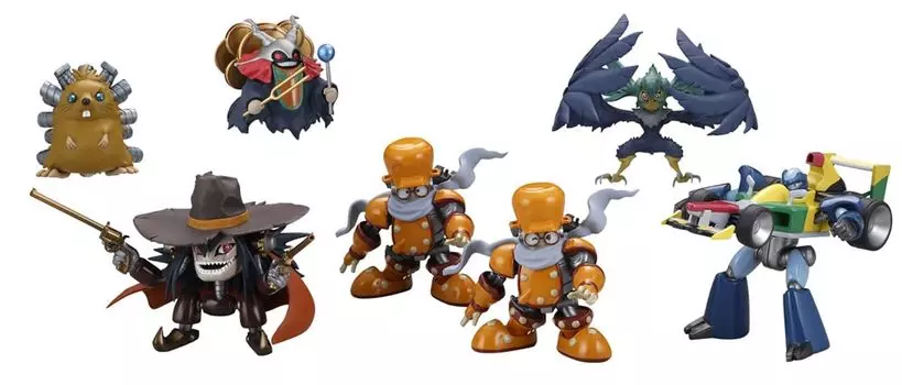 Коллекция 3D-монстров аниме-сериала Kaiyodo 2 из 6 предметов. КОРОБКА «Yu-Gi-Oh! Том.