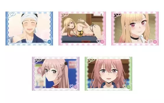 Коллекция акриловых открыток «Кукла влюбляется» «Dress Up Doll Falls in Love» в коробке из 5 штук [кукла из бисквита]