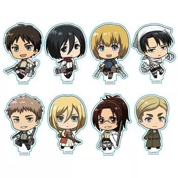 Коллекция акриловых подставок Attack on Titan, том 2 (BOX)