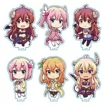 Коллекция акриловых подставок Machikadomazoku, 6 предметов, КОРОБКА