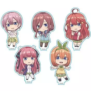 Коллекция акриловых подставок Quintessential Quintuplets, коробка, продукт 1BOX 5, всего 5 типов = штук,