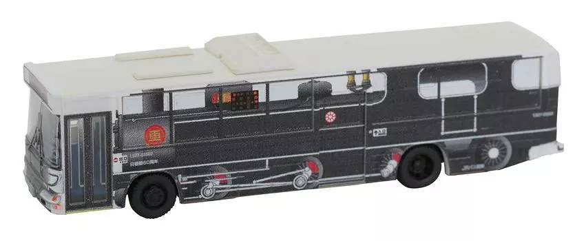 Коллекция автобусов Коллекция автобусов Автобус JR Kanto Shiratana Line 60th Anniversary SL Wrapped Bus Diorama Supplies первый заказ ограничен (Производитель белый