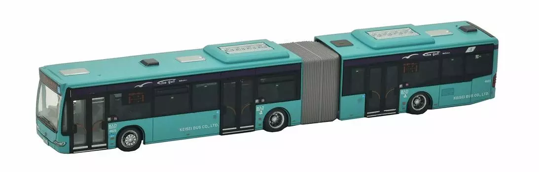 Коллекция автобусов Коллекция автобусов Автобус Keisei Сочлененный автобус Чайка Машина Makuhari 4825 Диорама Поставки Первый заказ Ограниченный Нет. (Производитель
