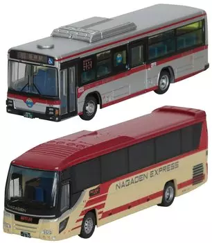 Коллекция автобусов Коллекция автобусов Nagaden Bus Line 60th Anniversary Набор из 2 принадлежностей для диорамы 316527 Нагано-Токио