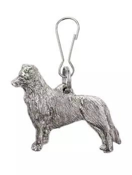 Коллекция бордер-колли «Сделано в Англии» Art Dog Zip Pull (стоячий)