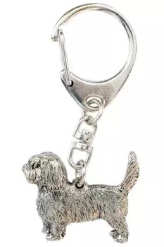 Коллекция брелоков для собак Petit Basset Griffon Vandeen, сделанная в Англии