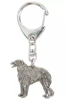 Коллекция брелоков для собак с изображением британской борзой