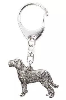 Коллекция брелоков для собак Spinone Italiano, сделанных в Англии (необрезанный хвост)
