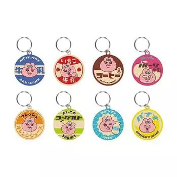 Коллекция брелоков с вышивкой кролика Ensky Panchu, 2 коробки, всего 8 видов 62 x 55 x 2 мм Изготовлено из полиэстера M Прибл.