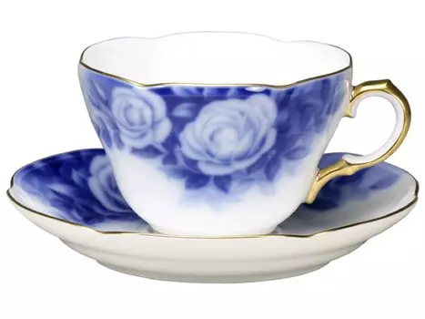 Коллекция чашек Okura Toen Rose Cup, третье блюдце, Koshin Rose и 90C/A783-3