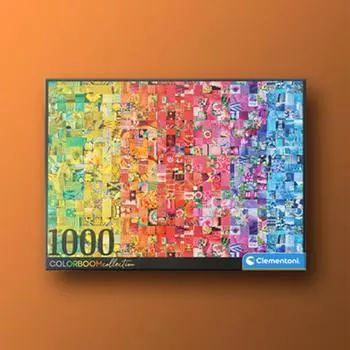 Коллекция Colorboom: Коллаж из 1000 деталей пазла Клементони, популярная корейская настольная игра