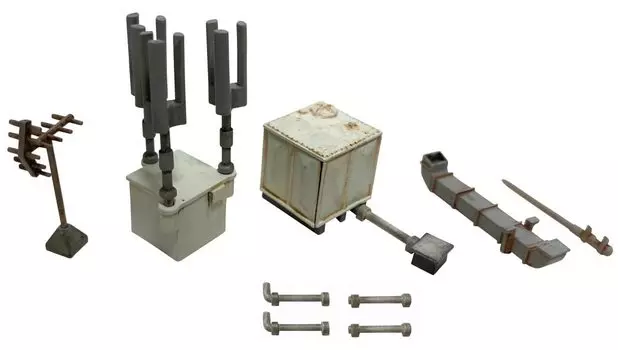 Коллекция декораций TOMYTEC, аксессуары для декораций 138, аксессуары для крыш, состаренная живопись, тип D, принадлежности для диорамы